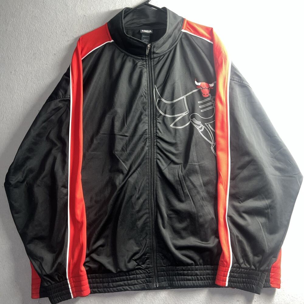 Vintage Authentics NBA Chicago Bulls Warmup Track Jacket 3XL Full Zip
